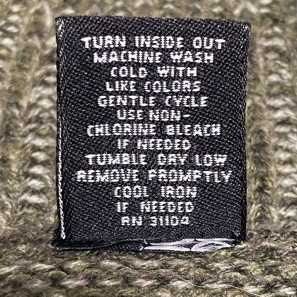 New Directions Short Sleeve Knit Mini Dress Zipper Detail Green Medium - Picture 8 of 8